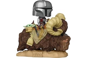 Funko POP! DELUXE: Gwiezdne Wojny: Mandalorian na Bantha z Dzieckiem w Torbie