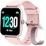 Blackview Smartwatch Donna,Orologio Fitness con Contapassi Saturimetro (SpO2) Sonno Cardiofrequenzimetro da Polso, Activity T