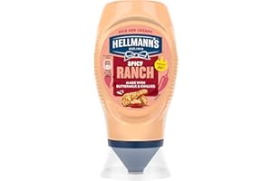 Hellmann's Spicy Ranch Sauce made with buttermilk & chillies add a fiery kick to any dish 245 g