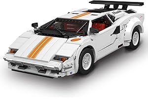 SDXFUWA 10045 MOC Engineering Car Model, Creativity Technology Sports Car Convertible Car Model Car Kit, Designer Firas Abu-Jaber Display Piece for (1349 pcs) Kit de Serrage