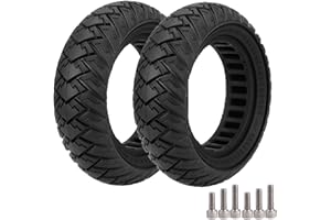 PRODROCAM Neumáticos sólidos para scooter de 10 pulgadas, neumáticos de goma maciza, 10 x 3/255 x 80 (80/65-6), neumáticos de repuesto para Zero 10X / Kaabo Wolf Warrior X/MANTIS 10, rueda delantera / trasera