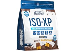 Applied Nutrition ISO XP Whey Isolate - Whey Protein Isolate Powder, ISO-XP Funky Yummy Flavours (1kg - 40 Servings) (Choco Honeycomb)