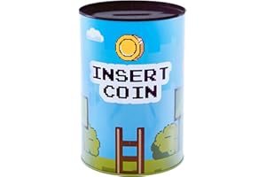 FISURA. FISURA - Grande Tirelire XL Insert Coin en Acier Bleue et Verte - Dimensions : 20 x 20 x 13 cm