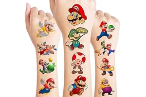 ‎DROOKAEN 240+Stück Tattoos Kinder als Mitgebsel, Kindertattoos Aufkleber Stickers für Geschenktüten