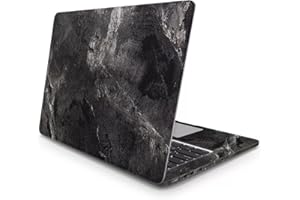 BIJIHUA Folie Sticker Skin Schwarzer Marmor Universal-Aufkleber Laptop-Vinyl-Aufkleber Skin Cover Für 10 12 13 14 15,4 15,6 16 17 19"Zoll-Notebook-Aufkleber