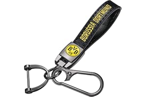 HDBDYH Fußballfans Autoschlüsselanhänger, Leder Autoschlüsselanhänger Ersatzschlüsselanhänger, Männer und Frauen Souvenirgeschenke