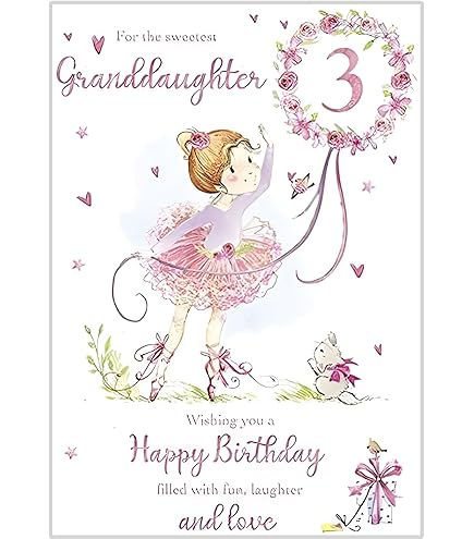 White Cotton Cards "Pink, Princess Dress, Happy Birthday To A Gorgeous