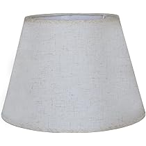 Paralume Cilindrico In Cotone Fatto A Mano - Diametro 25cm, Altezza 20cm, Colore Ocra Per Lampade - Foto 9