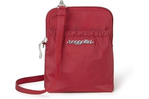 Baggallini Bryant torba na smartfon i torebka - lekka, wodoodporna torba podróżna z ochroną RFID, dostosowuje się do Become torba na pasek lub torba na ramię