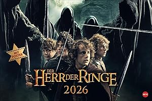 Der Herr der Ringe Broschur XL Kalender 2026: Wandkalender mit fesselnden Filmszenen aus der erfolgreichsten Filmtrilogie. Broschürenkalender 2026 mit ... (Kino-Entertainment Kalender Heye)