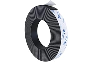 KLEBASTO Magnetband selbstklebend | 1,5mm dick | Magnetstreifen selbstklebend | Magnetklebeband mit starkem 3M Kleber für Küche, Schule & Büro (20mm x 6m)