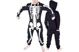 NOROZE Pyjama à Capuche Mixte Combinaison Une Pièce Onesie pour Enfants Garçons Filles