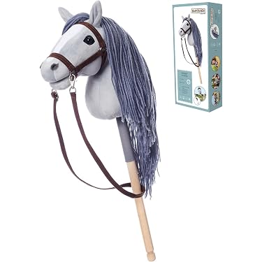 Lot De 2 Chevaux Gonflables Pour Enfants - Jouet Bâton Pour Fête (rose) - 94x34 Cm