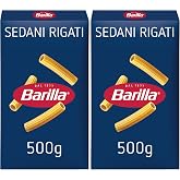 Barilla Ince Uzun (Sedani Rigati) Makarna 500 Gr 2li paket
