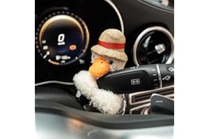 Sophisticate Deko Auto Innenraum Süße Ente Auto Armaturenbrett Dekoration Auto Ente Autospiegel Hängendes Zubehör für Auto Armaturenbrett Dekoration Männer und Damenzubehör Auto Innenausstattung