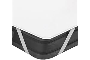 ‎KOMFORTEC Komfortec Matratzenschoner 90x200cm | Baumwolle, Atmungsaktiv, Anti-Allergie, Kein Knistern | Oeko-TEX Zertifiziert | wasserdichte Matratzenauflage | Bequeme Passform, einfache Reinigung, langlebig