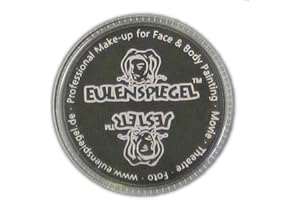 Eulenspiegel 501115 - Maquillaje en crema, negro, 35 ml, Halloween, carnaval, fiesta temática