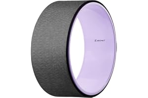 REEHUT Yoga Wheel-32cm×13cm (12.6" x 5") Strong Premium Roller Designed for Dharma Yoga Wheel Pose, Multi-Size Combination for Stretching and Improving Backbends - Includes Pose Guide Ebook