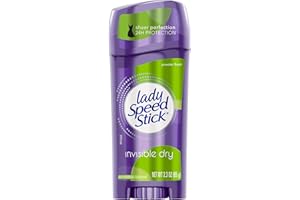 LADY SPEED STICK Invisible Dry Antiperspirant, Powder Fresh, 2.3 oz, Sold as 1 Each