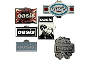Rock Off officially Licensed Products Oasis Band Logo Pin Badge Gift Set