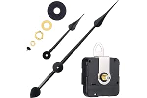 Hicarer Mecanismo de Movimiento de Reloj de Alto par con manecillas Grandes de 270 mm (Longitud del Eje: 20 mm)