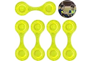 Seasboes Lot de 5 réflecteurs magnétiques, clips réfléchissants, réflecteurs pour enfants, clips réfléchissants pour sac à dos, vêtements, chien, jogging, vélo, etc.