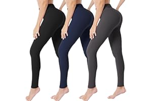 VALANDY Womens High Waisted Leggings Buttery Soft Stretchy Tummy Control Workout Gym Yoga Pants Slim Tights Regular&Plus Size