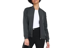 MoFiz Chaqueta Mujer Primavera Chaqueta Ligera Mujer Bomber Elegante Deportes Correr Con Cremallera