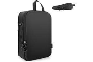 Carttiya Organizer do walizki, zestaw kompresyjny, kostki do pakowania, kompresja bagażu, kostki kompresyjne, zestaw toreb do pakowania, czarny, 1 sztuka.