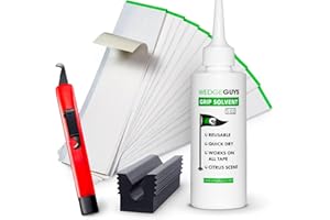 Wedge Guys Golf Grip Kits for Regripping Golf Clubs - Professional Quality - Options Include Hook Blade, 15 or 30 Grip Tape Strips, 5 or 8 oz Grip Solvent & Rubber Vise Clamp