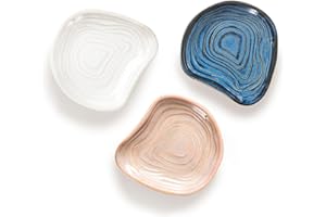 Pretty Jolly Ceramic Spoon Rest for Stove Top Kitchen Spoon Holder for Counter Coffee Spoon Rest Dune Shape Utensil Rest Dishwasher Safe Spatula Rest Home Decorative Set of 3