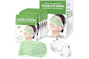 BEMYLADY 16PCS Self Heating Eye Mask for Dark Circles and Puffiness Soothing Headache Relief, Heated Eye Mask Steam Eye Masks for Sleeping,Puffy Eyes,Travel Essentials,Bedroom Accessories (Unscented)