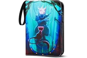 GCMUUP Sammelkarten Album groß,50 Seiten 900 Karten Kapazität 9 Taschen,Karten Sammelalbum, Kartenordner Heft Ordner Buch Hülle für Sammelkarten