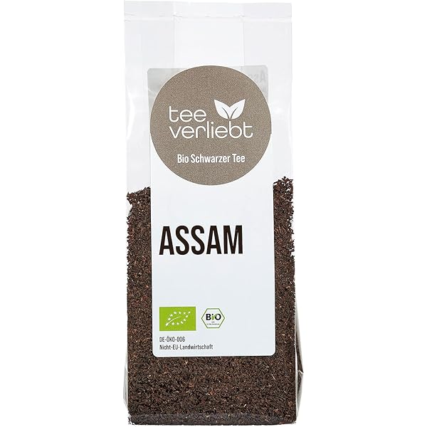 FRUTEG Assam Bio Thé Lâche 100g | Loser Noir Thé Organic De Inde - Taste Merveilleux Malt-aromatique | Fannings Orange Golden - Arôme épicé-épicé Agréable | Bio Blacktee Lâche 100 G
