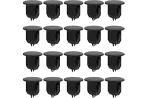 SING F LTD 20PCS Car Tailgate Lining Clips 9468278 30653419 Compatible with S40 II S60 S80 S80 II Boot Trunk Lid Plastic Trim Clips Replacement Black