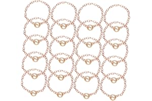 CORHAD 20pcs Ot Clasp Bracelet Bracelets Bulk Charm Bracelet Making Kit Ot Toggle Clasp Bracelet Chains Braclet Charms Bracelets Charms Woman Bracelets DIY Bracelets Alloy Chic Suite