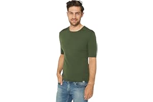 DANISH ENDURANCE Camiseta de Manga Corta de Lana Merino para Hombre, Ropa Interior Premium, Capa Base Deporte