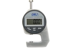 DIGITAL MICROMETERS LTD DML 12.7mm Digital Pocket Thickness Gauge 0.01mm Resolution 12 Months Warranty