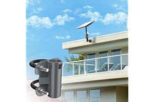 Accwork Soporte de Mástil de Antena Compatible con Starlink Internet Satelital Kit, Soporte para Starlink Gen 2, 45 – 50 mm Montaje en Forma de U Estable