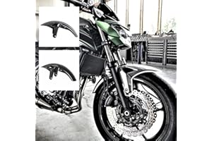 Lorababer Moto Ruota Anteriore Parafango Parafango ABS Paraspruzzi Paraspruzzi Carenatura Antipolvere Compatibile con Z650 Ninja650 Z-650 NINJA 650 2017-2023 (Fibra di Carbonio)