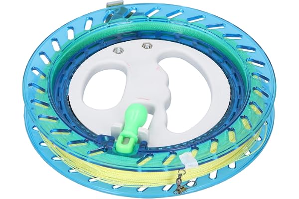 Kite Reel Winder, ABS Plastic Kite Spool Reeling Kit with 200 Meters Line