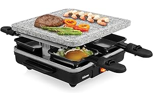 Tristar RA-2745 Raclette Stone 4 sartenes - Piedra grill