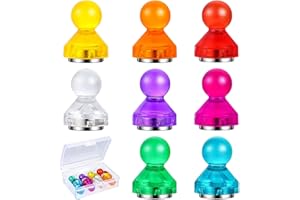 Ginfonr 8pcs Diamond Painting Magnet Cover Holder Cross Stitch Diamond Art Accessories Tools for Art Craft Diamond Picture Magnet Cover Cross Stitch Embroidery Painting DIY 5d Painting Accessories