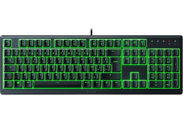 Razer Ornata V3 X - Clavier Gamer à Profil Bas (Switches à Membrane Silencieux, Repose-Poignet Ergonomique, RGB Chroma, Touches en ABS Vernies aux UV) Clavier AZERTY | Noir