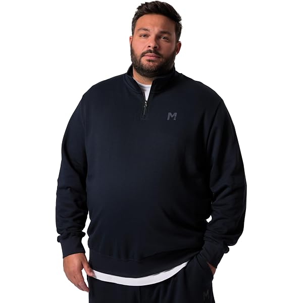 Pull Camionneur Polaire JAY-PI - Coupe Confort Ventre, Col Zippé, Jusqu'au 7XL