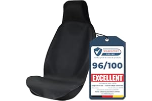 upgrade4cars Housse de Siege Voiture Universelle Avant Individuel Noir Impermeable pour Sport Chien Enfant Conducteur | Protection Siège Auto Universel Couvre Etanche Accessoire Interieur