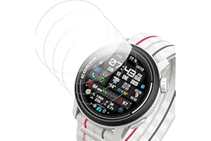 Beukei 4 Pièces Verre Trempé pour Coros Pace 3,verre trempé，Vitre Protection de Anti Rayures, Haute Sensibilité, Sans Bulles, protection verre