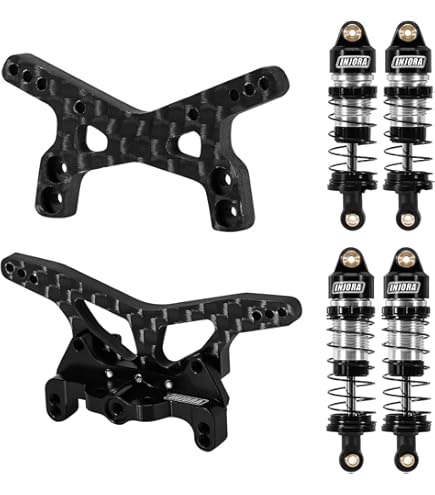 Lot De 2 Supports D'essieu En Alliage D'aluminium Pour Direction Arriere Avec Vis Pour Voiture Telecommandee 1 7 Rouge 95052788