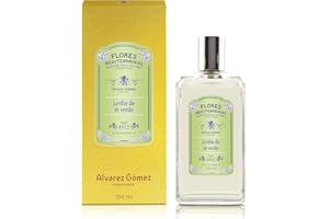 Alvarez Gomez Flores Mediterráneas, Jardín de Té Verde, Eau de Toilette, Floral, 150 Mililitros
