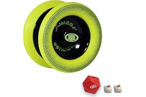 Yomega Xodus II YoYo– Includes Roller Bearing Technology, Rubber Rims and Wing Shape Design – Professional Responsive YoYos Intermediate Level Play (Black Yellow)
